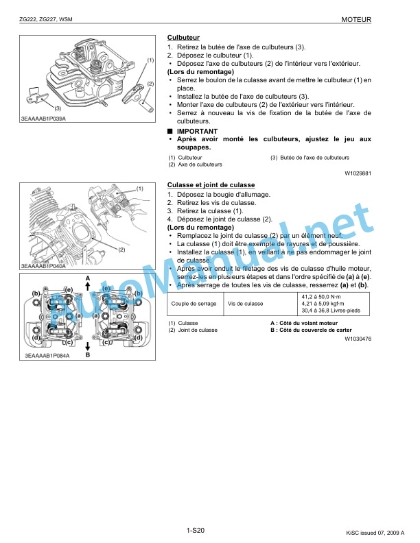 Kubota ZG222, ZG227 Supplement Workshop Manual PDF 3 Kubota ZG222, ZG227 Supplement Workshop Manual PDF-3