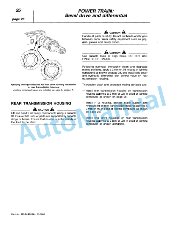 Fiatagri 115-90, 130-90 Turbo, 140-90 Turbo, 160-90 Turbo, 180-90 Turbo Tractor Workshop Manual 06910088 4 Fiatagri 115-90, 130-90 Turbo, 140-90 Turbo, 160-90 Turbo, 180-90 Turbo Tractor Workshop Manual 06910088 - Image 4