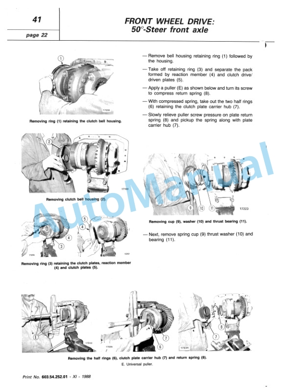 Fiatagri 115-90 Turbo, 130-90 Turbo, 140-90 Turbo, 160-90 Turbo, 180-90 Turbo Tractor Workshop Manual 06910089 4 Fiatagri 115-90 Turbo, 130-90 Turbo, 140-90 Turbo, 160-90 Turbo, 180-90 Turbo Tractor Workshop Manual 06910089-4
