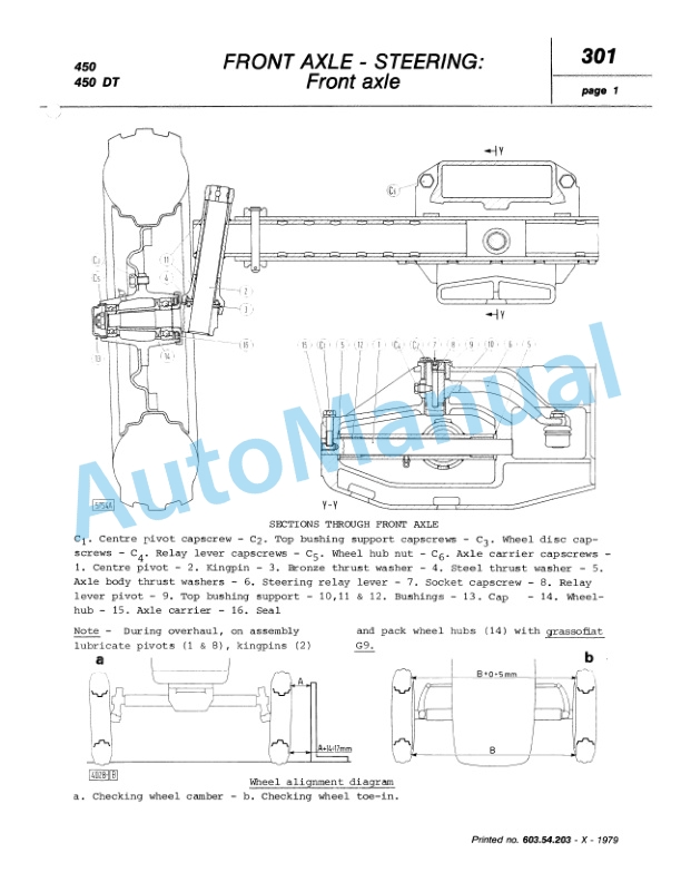 Fiatagri 450, 450DT, 450 Special, 450DT Special Tractor Workshop Manual 06910057 4 Fiatagri 450, 450DT, 450 Special, 450DT Special Tractor Workshop Manual 06910057-4