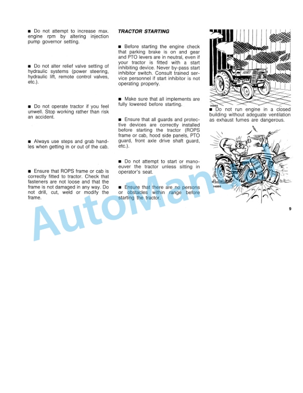 Alternative view of Fiatagri 60-66, 70-66, 80-66 Tractor Operation and Maintenance Manual 06910135