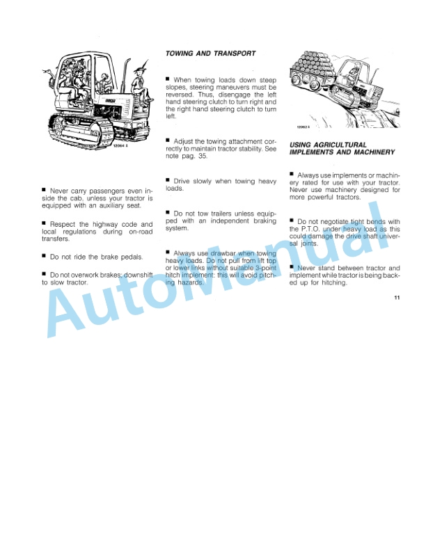 Fiatagri 60-75, 70-75, 80-75 Tractor Operation and Maintenance Manual 06910158-2