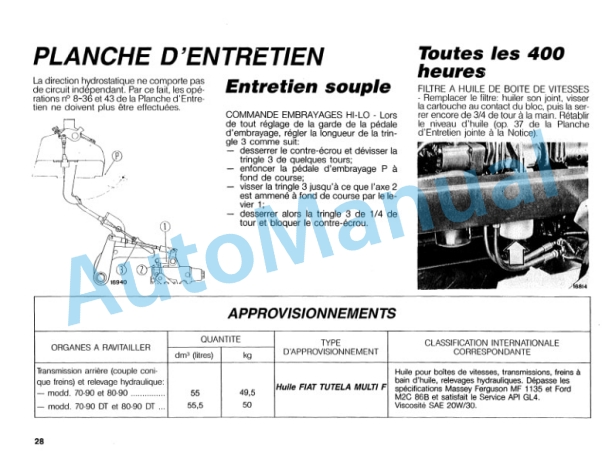 Fiatagri 70-90, 70-90DT, 80-90, 80-90DT Tractor Operation and Maintenance Manual 06910143 4 Fiatagri 70-90, 70-90DT, 80-90, 80-90DT Tractor Operation and Maintenance Manual 06910143 - Image 4
