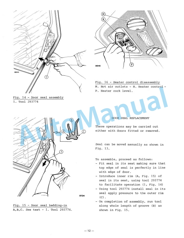 Fiatagri 80 Series Wheel Tractor Workshop Manual 06910060 4 Fiatagri 80 Series Wheel Tractor Workshop Manual 06910060 - Image 4
