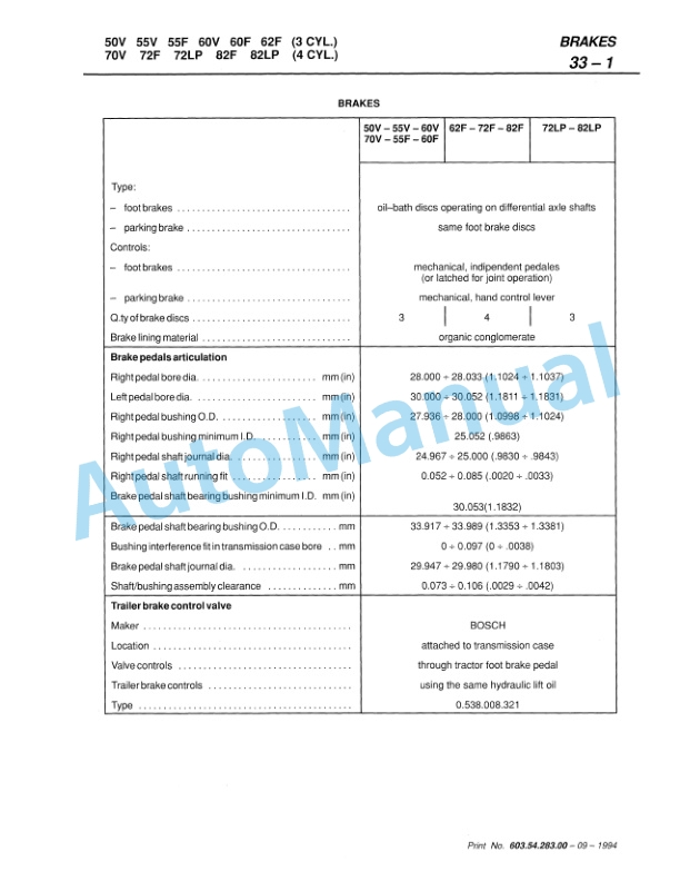 Fiatagri 86 Series Tractor Workshop Manual 06910107 - Image 4