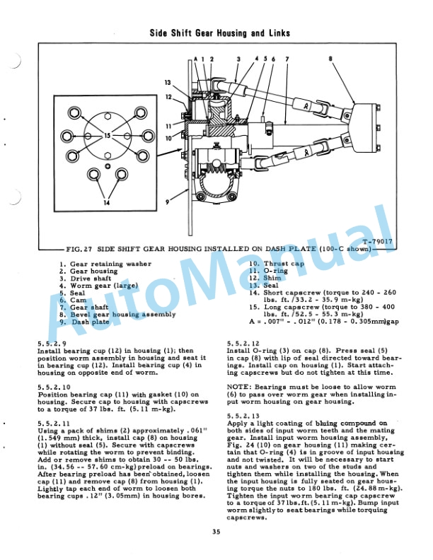 Fiatallis 100C, 150C, 200C Motor Grader Service Manual 70693744 4 Fiatallis 100C, 150C, 200C Motor Grader Service Manual 70693744 - Image 4