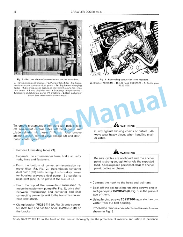 Fiatallis 10C Transmission Service Manual 60406238 2 Fiatallis 10C Transmission Service Manual 60406238-2