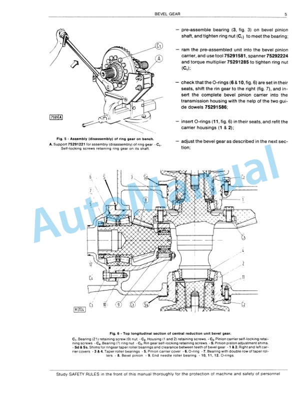 Fiatallis 14C Dozer With 8205 Service Manual 73158154 3 Fiatallis 14C Dozer With 8205 Service Manual 73158154 - Image 3