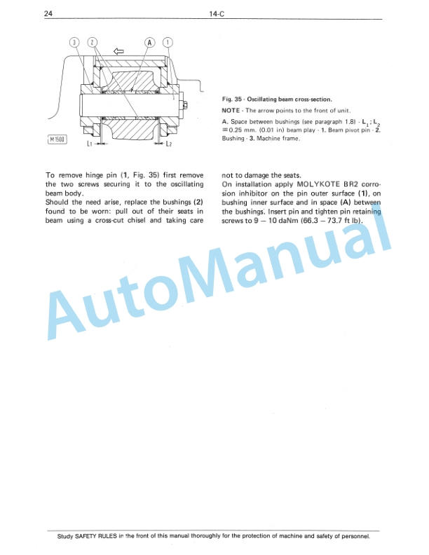 Fiatallis 14C Dozer With 8365 Service Manual 73158155 5 Fiatallis 14C Dozer With 8365 Service Manual 73158155 - Image 5