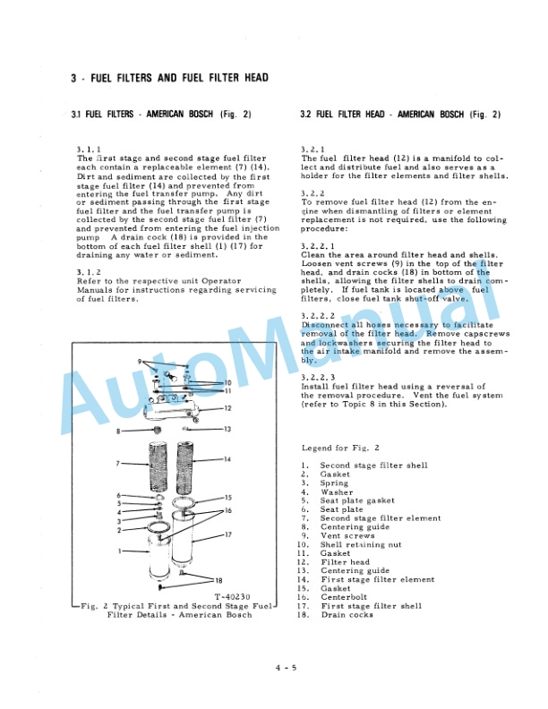 Alternative view of Fiatallis 16000T, 17000MKII, 19000MKII, 21000MKII, 25000MKII, 6138L, LT, I Engine Service Manual 70699853