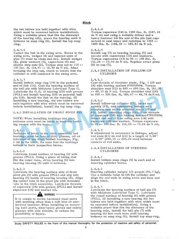 Fiatallis 161 Elevating Tractor Scraper Service Manual 73117274 5 Fiatallis 161 Elevating Tractor Scraper Service Manual 73117274-5