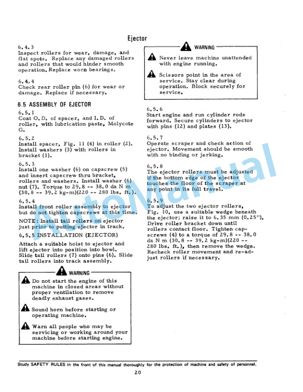 Fiatallis 161 Elevating Tractor Scraper Service Manual 73121701 4 Fiatallis 161 Elevating Tractor Scraper Service Manual 73121701 - Image 4