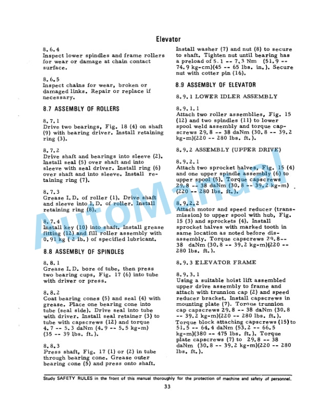 Fiatallis 161 Elevating Tractor Scraper Service Manual 73121701 5 Fiatallis 161 Elevating Tractor Scraper Service Manual 73121701 - Image 5