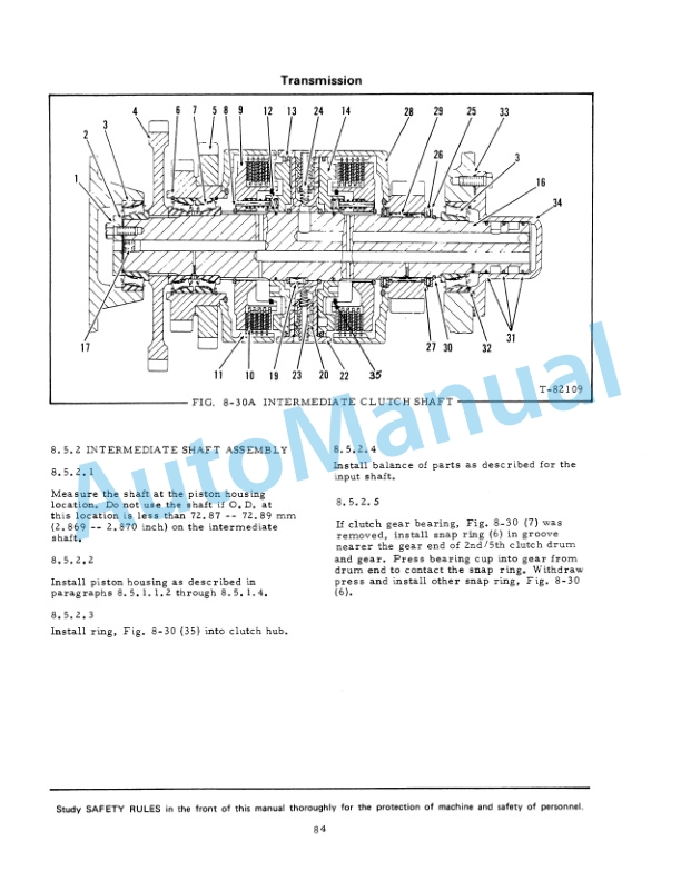 Fiatallis 161 Elevating Tractor Scraper Service Manual 73145234 5 Fiatallis 161 Elevating Tractor Scraper Service Manual 73145234 - Image 5
