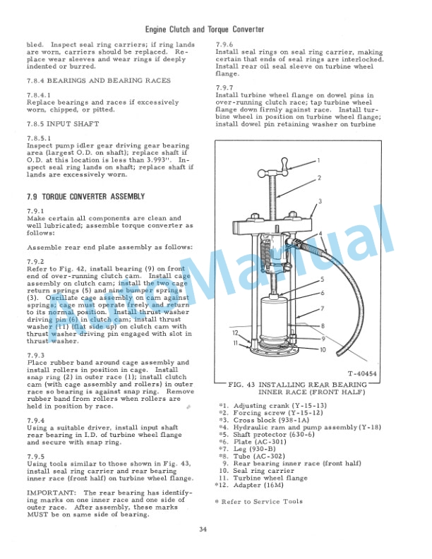 Fiatallis 16B Crawler Tractor Service Manual 70674537 3 Fiatallis 16B Crawler Tractor Service Manual 70674537-3