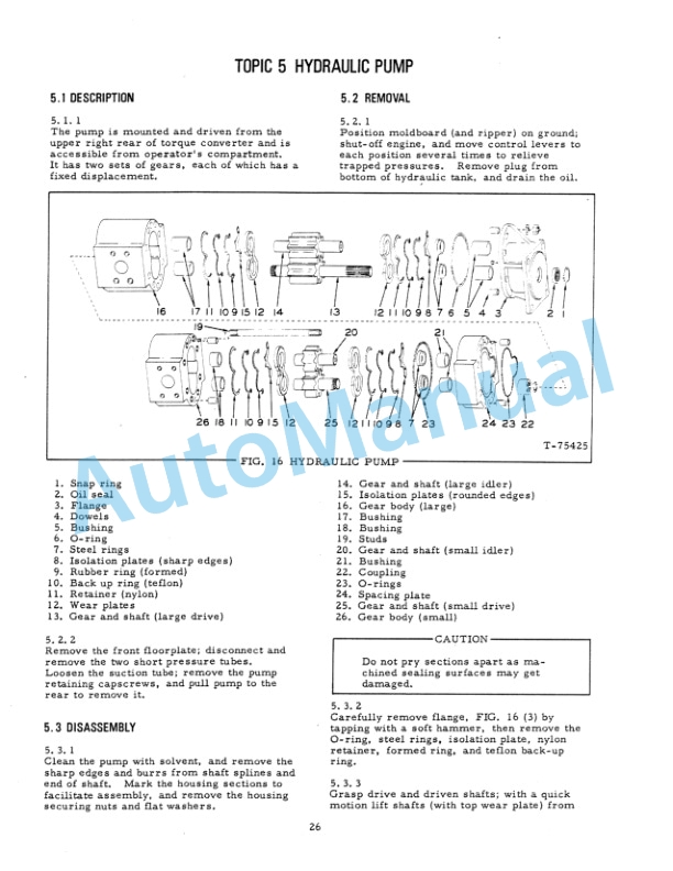 Fiatallis 16B Crawler Tractor Service Manual 70674538 4 Fiatallis 16B Crawler Tractor Service Manual 70674538 - Image 4