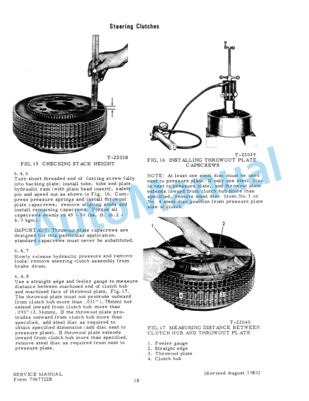 Fiatallis 16B Crawler Tractor Service Manual 70677228 5 Fiatallis 16B Crawler Tractor Service Manual 70677228-5