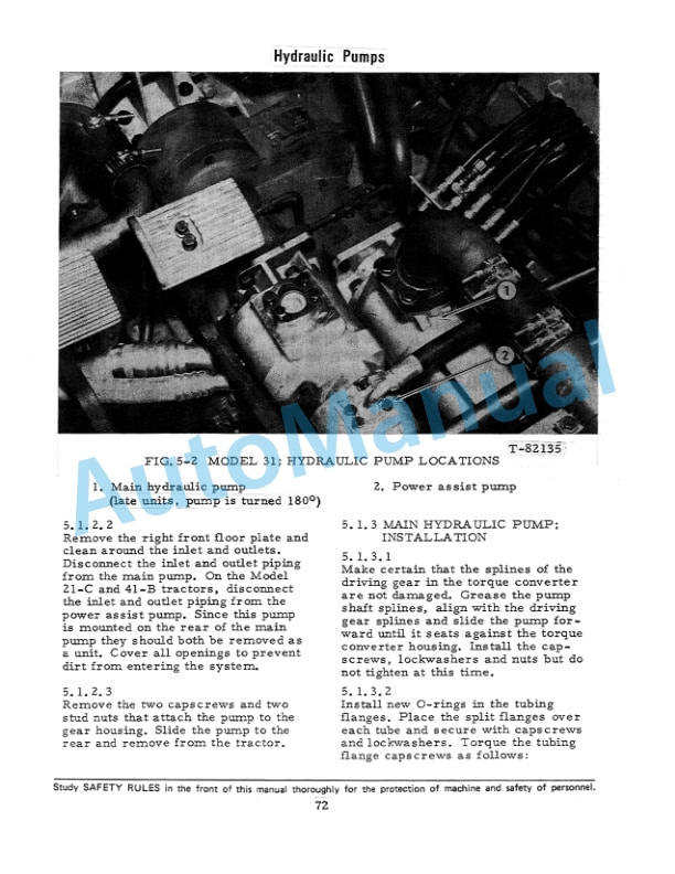 Fiatallis 21C, 31, 41B Crawler Tractor Service Manual 73121215 3 Fiatallis 21C, 31, 41B Crawler Tractor Service Manual 73121215 - Image 3
