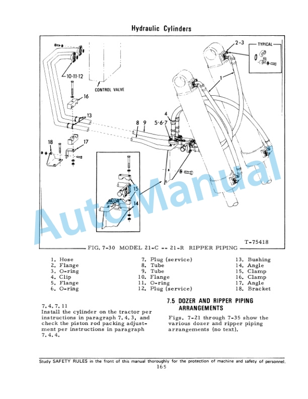 Fiatallis 21C, 31, 41B Crawler Tractor Service Manual 73121215 5 Fiatallis 21C, 31, 41B Crawler Tractor Service Manual 73121215 - Image 5