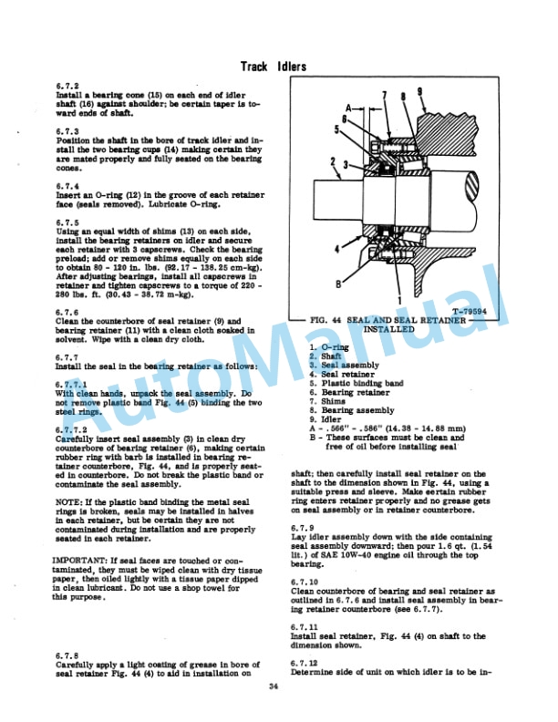 Fiatallis 21C Crawler Tractor Service Manual 70698975 4 Fiatallis 21C Crawler Tractor Service Manual 70698975 - Image 4