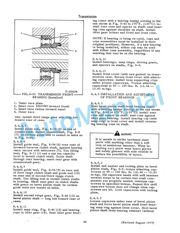 Fiatallis 21C Crawler Tractor Service Manual 70699320 5 Fiatallis 21C Crawler Tractor Service Manual 70699320 - Image 5