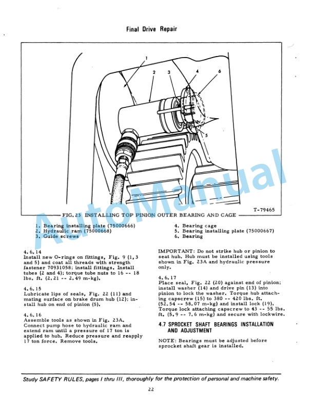 Fiatallis 21C Crawler Tractor Service Manual 73109735 4 Fiatallis 21C Crawler Tractor Service Manual 73109735 - Image 4