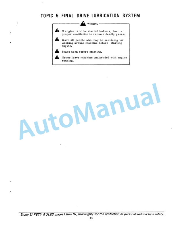 Fiatallis 21C Crawler Tractor Service Manual 73109735 5 Fiatallis 21C Crawler Tractor Service Manual 73109735 - Image 5