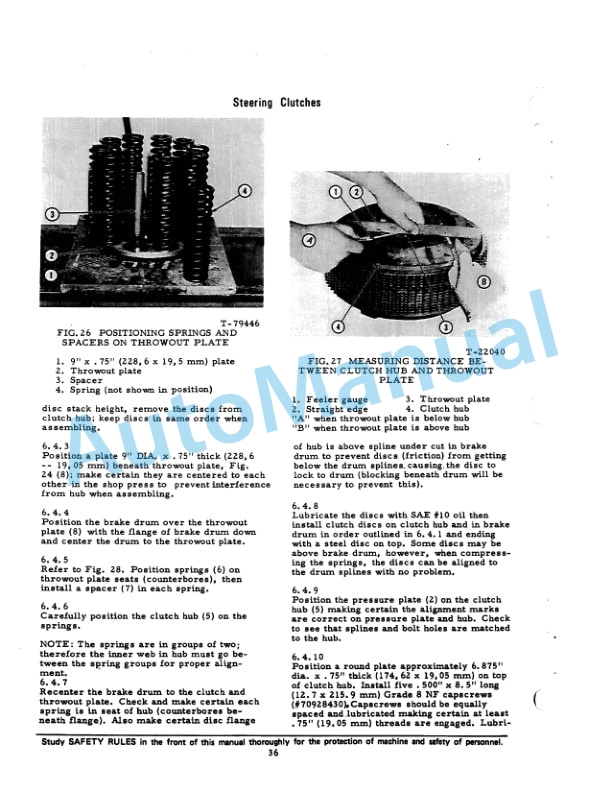 Fiatallis 21C Crawler Tractor Service Manual 73121700 5 Fiatallis 21C Crawler Tractor Service Manual 73121700 - Image 5