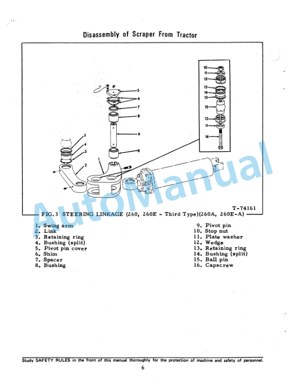 Fiatallis 260, 260A, 260B, 262B Tractor Scraper - 260E, 260EA, 261B, 263B Elevating Tractor Scraper Service Manual 73127732 3 Fiatallis 260, 260A, 260B, 262B Tractor Scraper - 260E, 260EA, 261B, 263B Elevating Tractor Scraper Service Manual 73127732 - Image 3