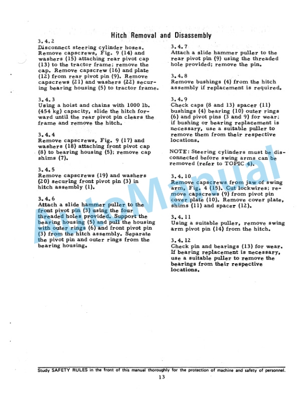 Fiatallis 260, 260A, 260B, 262B Tractor Scraper - 260E, 260EA, 261B, 263B Elevating Tractor Scraper Service Manual 73127732 4 Fiatallis 260, 260A, 260B, 262B Tractor Scraper - 260E, 260EA, 261B, 263B Elevating Tractor Scraper Service Manual 73127732 - Image 4