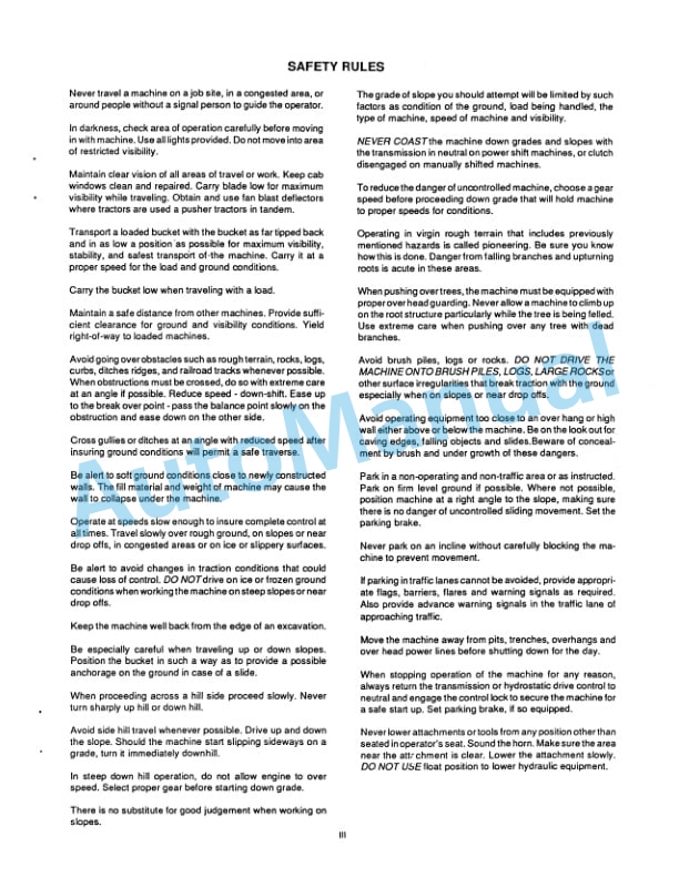 Fiatallis 260B, 261B, 262B, 263B, 161 Tractor Scraper Service Manual 73117273 2 Fiatallis 260B, 261B, 262B, 263B, 161 Tractor Scraper Service Manual 73117273-2