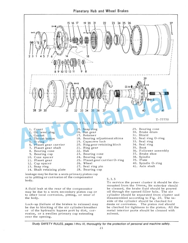 Fiatallis 260B, 262B Tractor Scraper - 261B, 263B Elevating Tractor Scraper Service Manual 73112420 3 Fiatallis 260B, 262B Tractor Scraper - 261B, 263B Elevating Tractor Scraper Service Manual 73112420 - Image 3