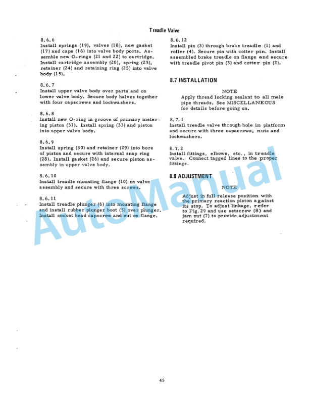 Fiatallis 260B Tractor Scraper - 261B Elevating Tractor Scraper Service Manual 70698976 4 Fiatallis 260B Tractor Scraper - 261B Elevating Tractor Scraper Service Manual 70698976 - Image 4