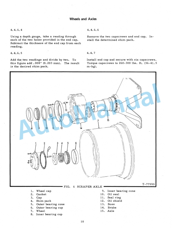 Fiatallis 260B Tractor Scraper Service Manual 70698030 3 Fiatallis 260B Tractor Scraper Service Manual 70698030 - Image 3