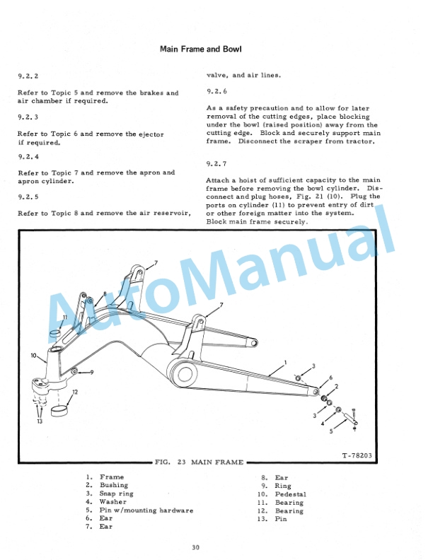 Fiatallis 260B Tractor Scraper Service Manual 70698030 5 Fiatallis 260B Tractor Scraper Service Manual 70698030 - Image 5
