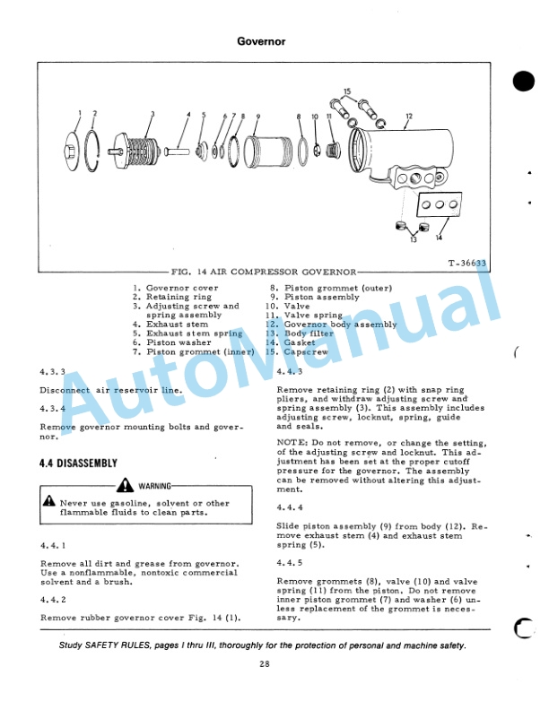 Fiatallis 262B Tractor Scraper - 263B Elevating Tractor Scraper Service Manual 73113011 3 Fiatallis 262B Tractor Scraper - 263B Elevating Tractor Scraper Service Manual 73113011 - Image 3