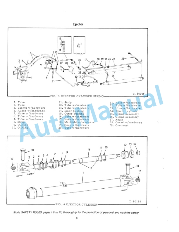Fiatallis 262B Tractor Scraper Service Manual 73112361 3 Fiatallis 262B Tractor Scraper Service Manual 73112361 - Image 3