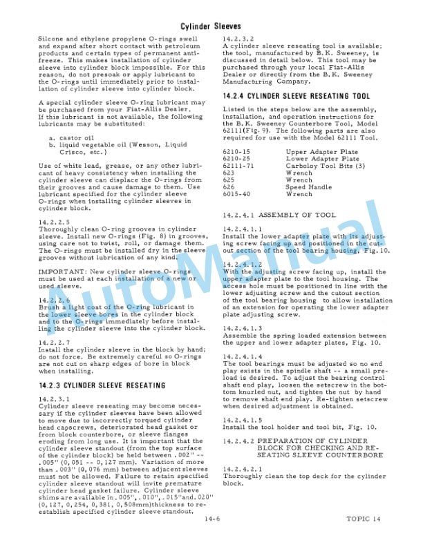 Fiatallis 2900 Mark II Engine Service Manual 70687161 5 Fiatallis 2900 Mark II Engine Service Manual 70687161 - Image 5