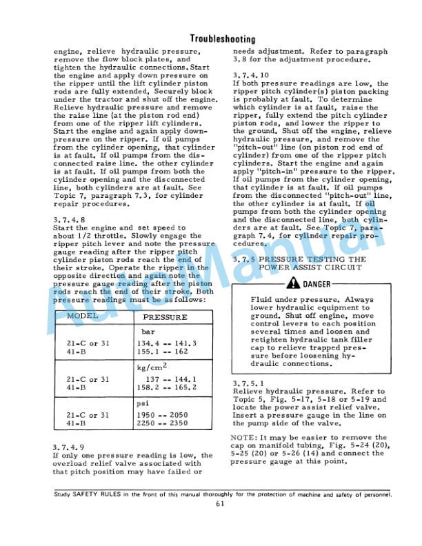 Fiatallis 31 Crawler Tractor Service Manual 73108460 5 Fiatallis 31 Crawler Tractor Service Manual 73108460 - Image 5