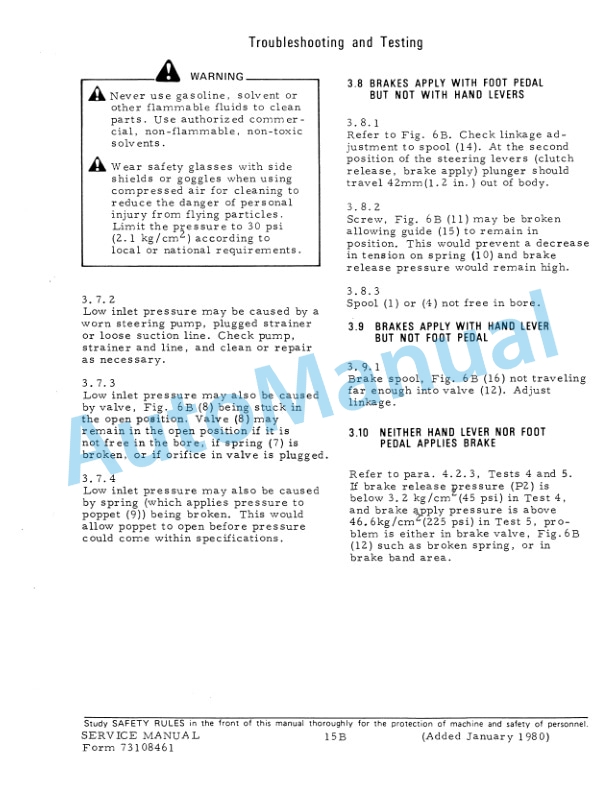 Fiatallis 31 Crawler Tractor Service Manual 73108461 3 Fiatallis 31 Crawler Tractor Service Manual 73108461 - Image 3