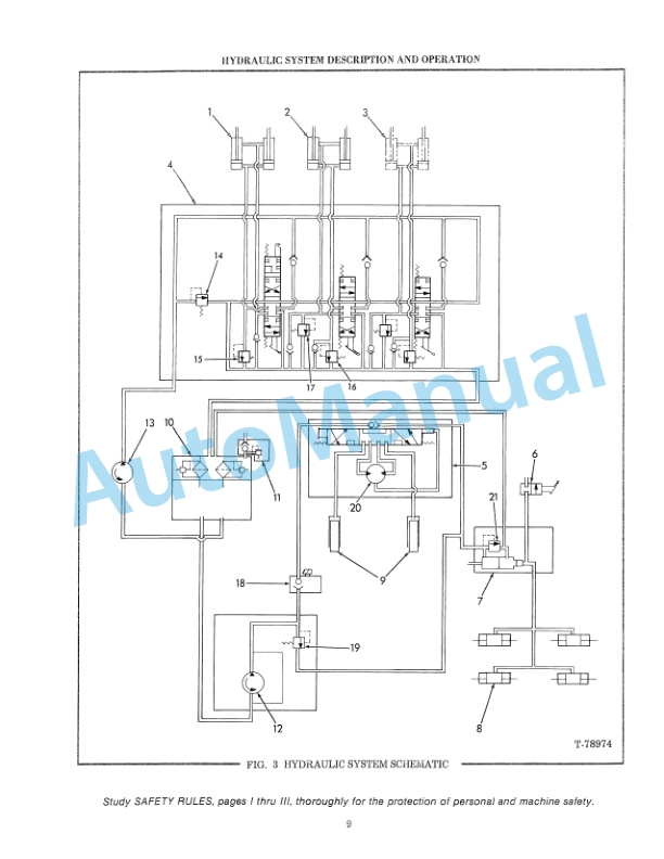 Alternative view of Fiatallis 345B Wheel Loader Service Manual 73067440