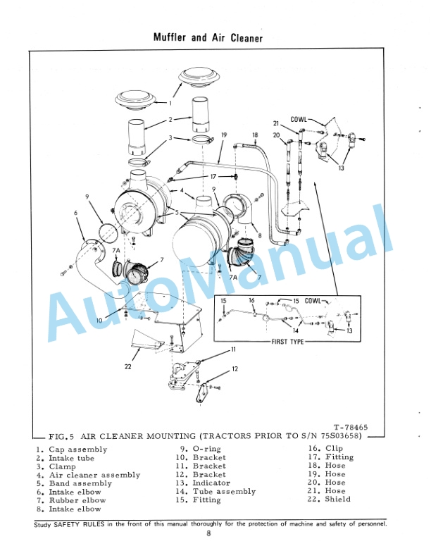 Fiatallis 41B Crawler Tractor Service Manual 73127548 3 Fiatallis 41B Crawler Tractor Service Manual 73127548 - Image 3