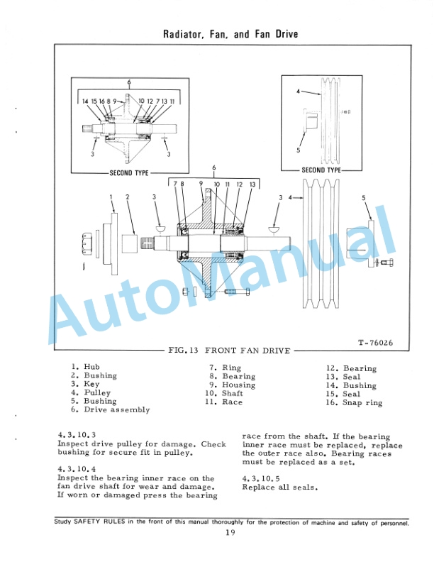 Fiatallis 41B Crawler Tractor Service Manual 73127548 4 Fiatallis 41B Crawler Tractor Service Manual 73127548 - Image 4