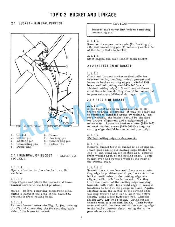 Fiatallis 545, 545H, 545B, 605B, 645, 645B, 745, 745H, 745B, 745HB, 745C Wheel Loader Service Manual 73055458 3 Fiatallis 545, 545H, 545B, 605B, 645, 645B, 745, 745H, 745B, 745HB, 745C Wheel Loader Service Manual 73055458 - Image 3