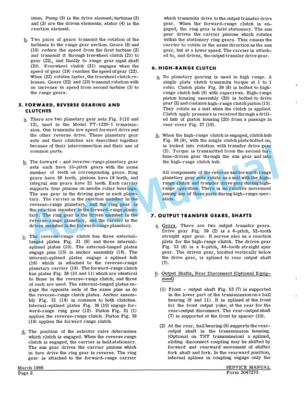 Fiatallis 545, 545H Wheel Loader Service Manual 73047275 2 Fiatallis 545, 545H Wheel Loader Service Manual 73047275-2