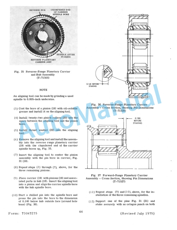 Fiatallis 545, 545H Wheel Loader Service Manual 73047275 4 Fiatallis 545, 545H Wheel Loader Service Manual 73047275-4