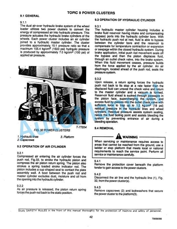 Fiatallis 545B, 605B Wheel Loader Service Manual 73059356 4 Fiatallis 545B, 605B Wheel Loader Service Manual 73059356 - Image 4