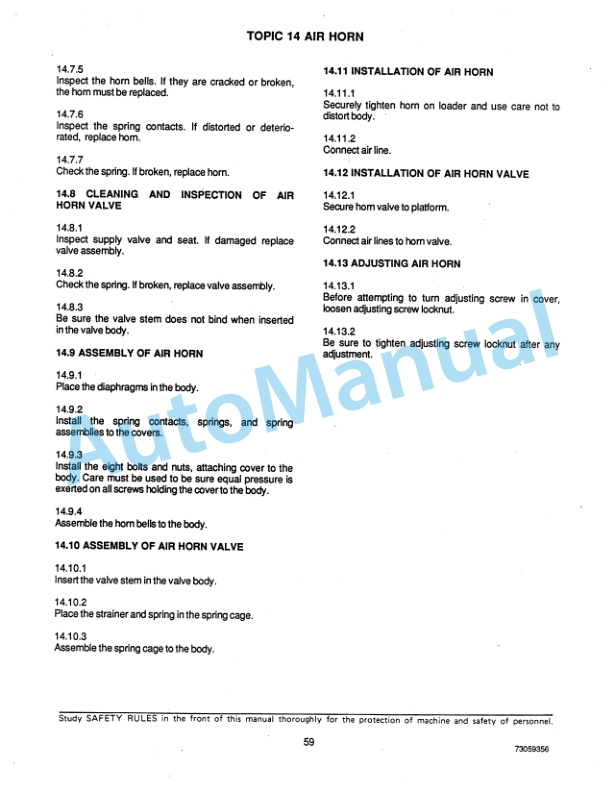 Fiatallis 545B, 605B Wheel Loader Service Manual 73059356 5 Fiatallis 545B, 605B Wheel Loader Service Manual 73059356 - Image 5