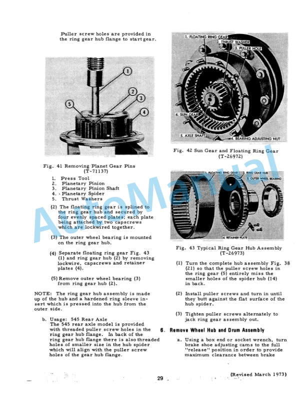 Fiatallis 645 Wheel Loader Service Manual 73061033 3 Fiatallis 645 Wheel Loader Service Manual 73061033 - Image 3