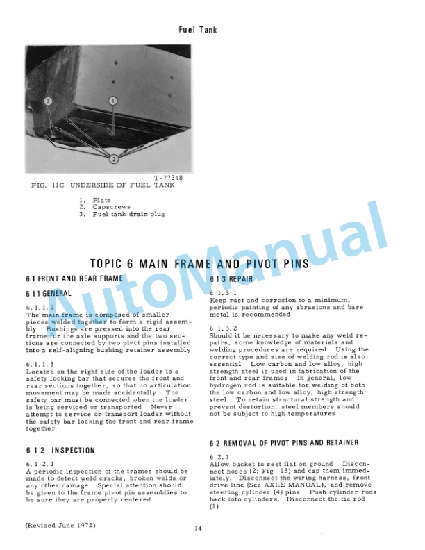 Fiatallis 645 Wheel Loader Service Manual 73061033 5 Fiatallis 645 Wheel Loader Service Manual 73061033 - Image 5